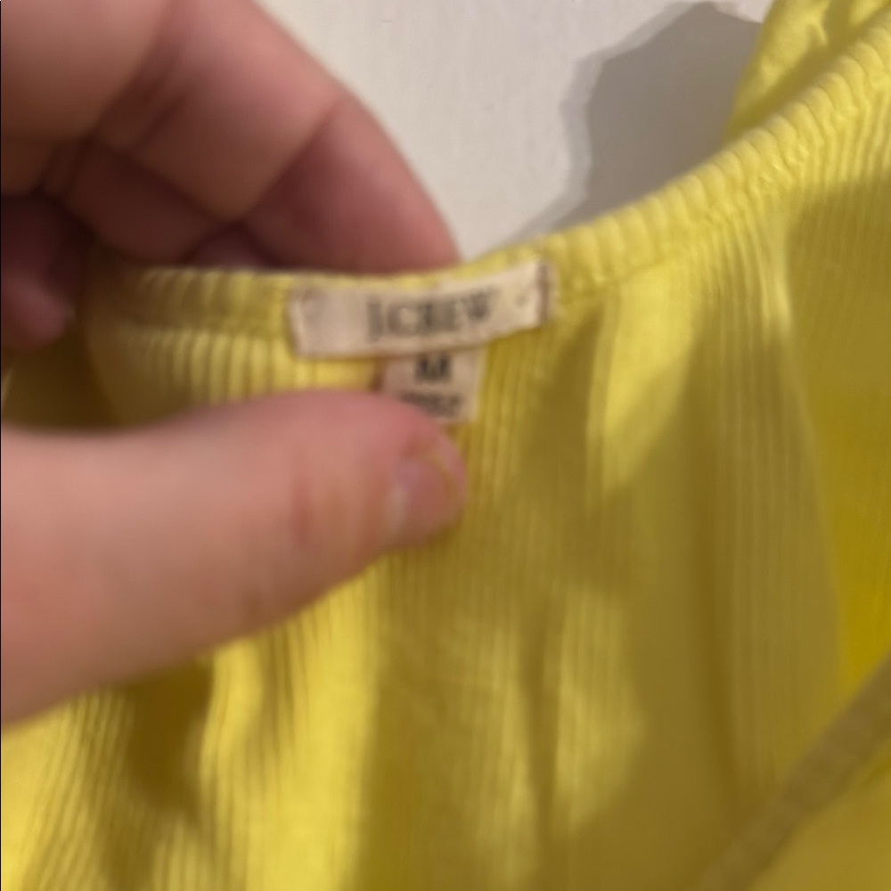 Yellow Ruffled Women's Top - Picture 2 of 2